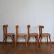 4 vintage bistro chairs