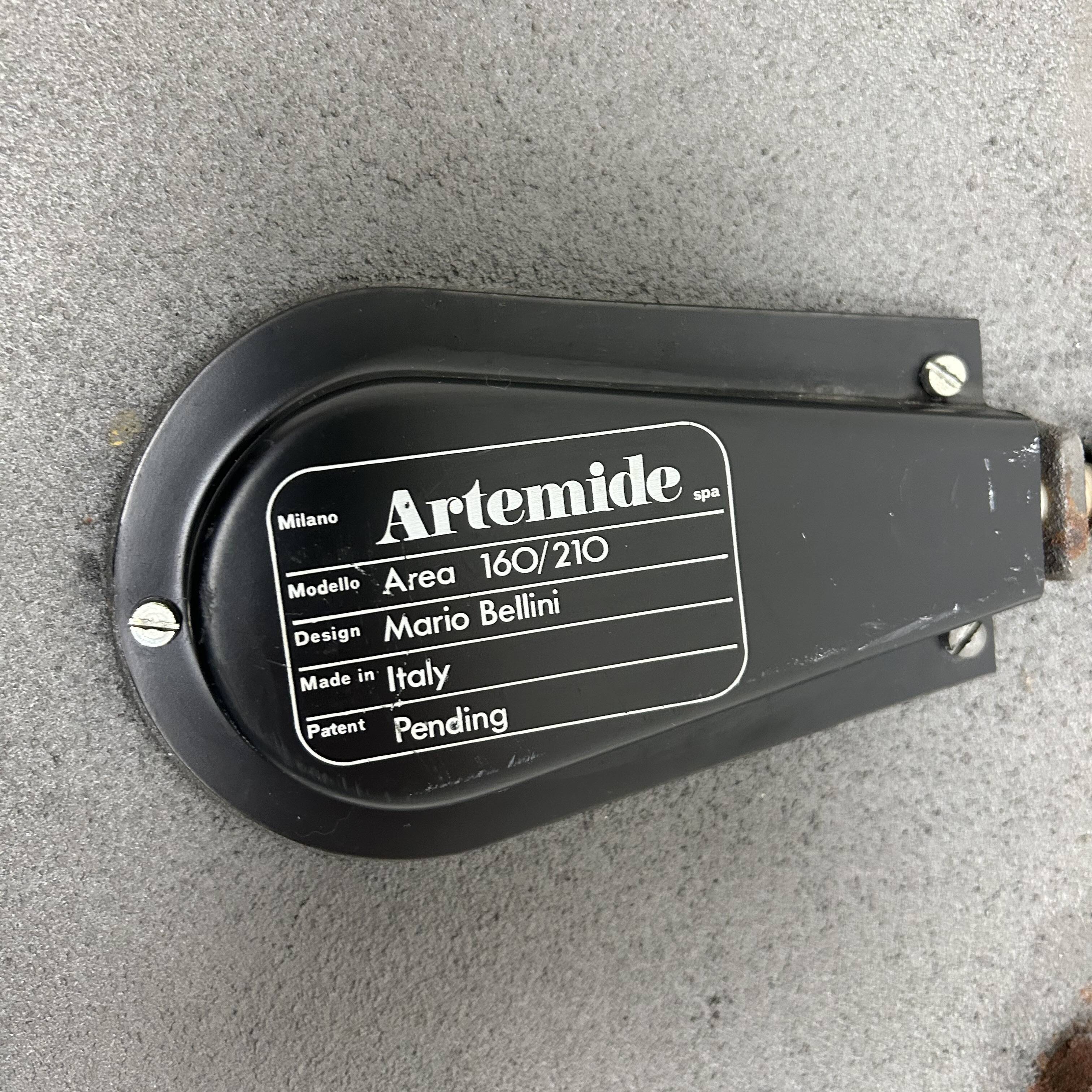 Area 160 floor lamp by Mario Bellini for Artemide, 1960s