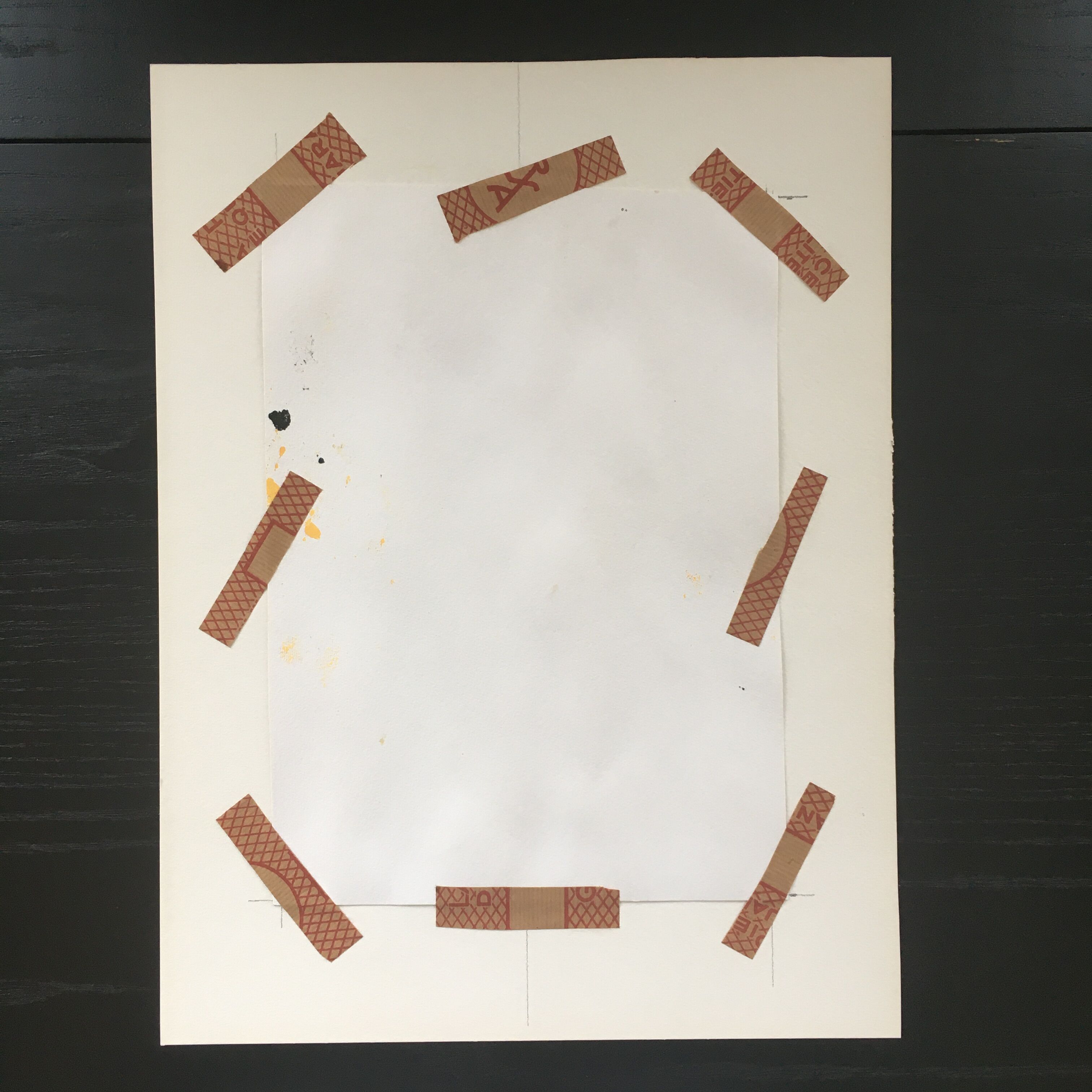 Female nude watercolor with necklace