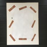 Female nude watercolor with necklace