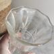 Vase en verre sculpté vintage