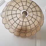 Mother-of-pearl and brass suspension