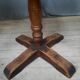Square solid wood bistro table
