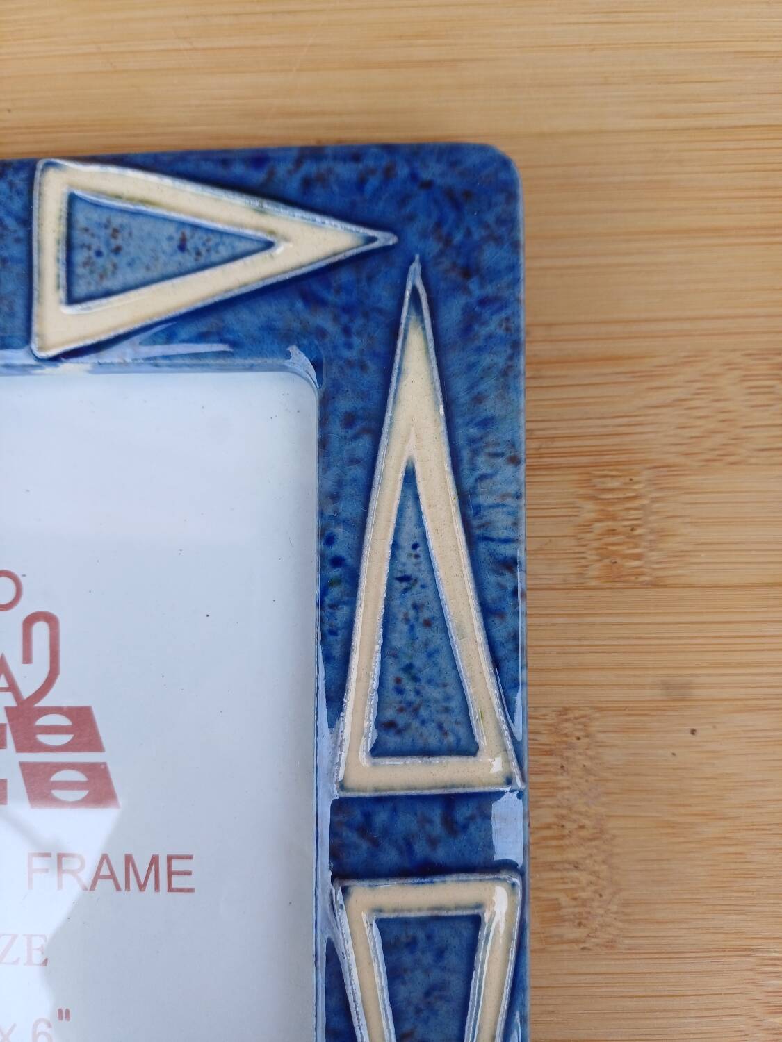Ceramic photo frame