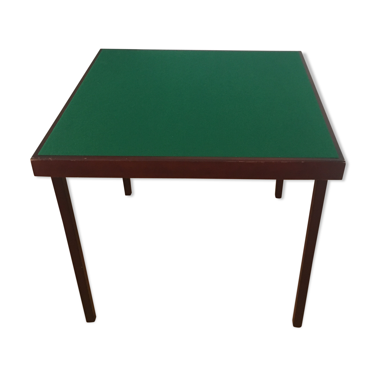 Folding bridge table