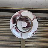 Vintage Italian design glass Carlo Moretti Murano pendant lamp