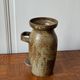 Speckled stoneware vase with double handles
