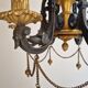 Chandelier in gilded bronze and patinated 19th century