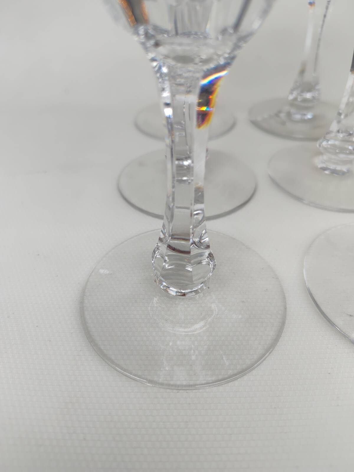 12 large crystal glasses from Saint Louis, 1930s.