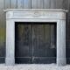 Louis XVI style fireplace in Turquin blue marble circa 1900