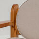 Pair of solid pine lounge chairs, italy 1970s