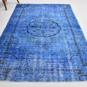 6x9 Classic Blue Turkish Rug, 191x272Cm
