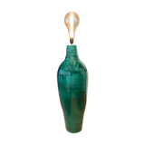 Ceramic emerald green lamp