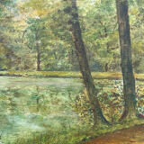 20th century forest landscape painting