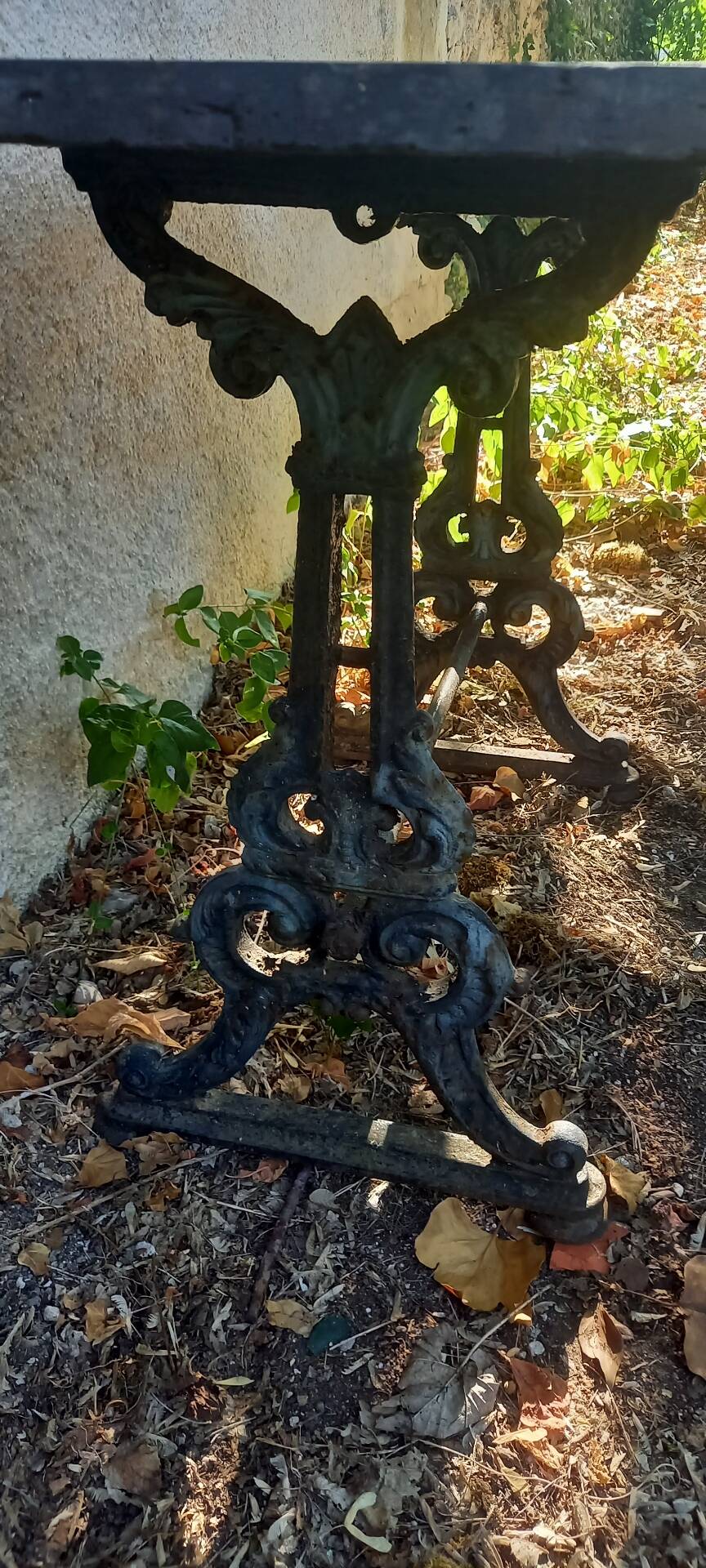 Bistro table slate top