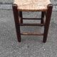Tabouret paillé années 50