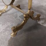 Psyche mirror in vintage gilded bronze