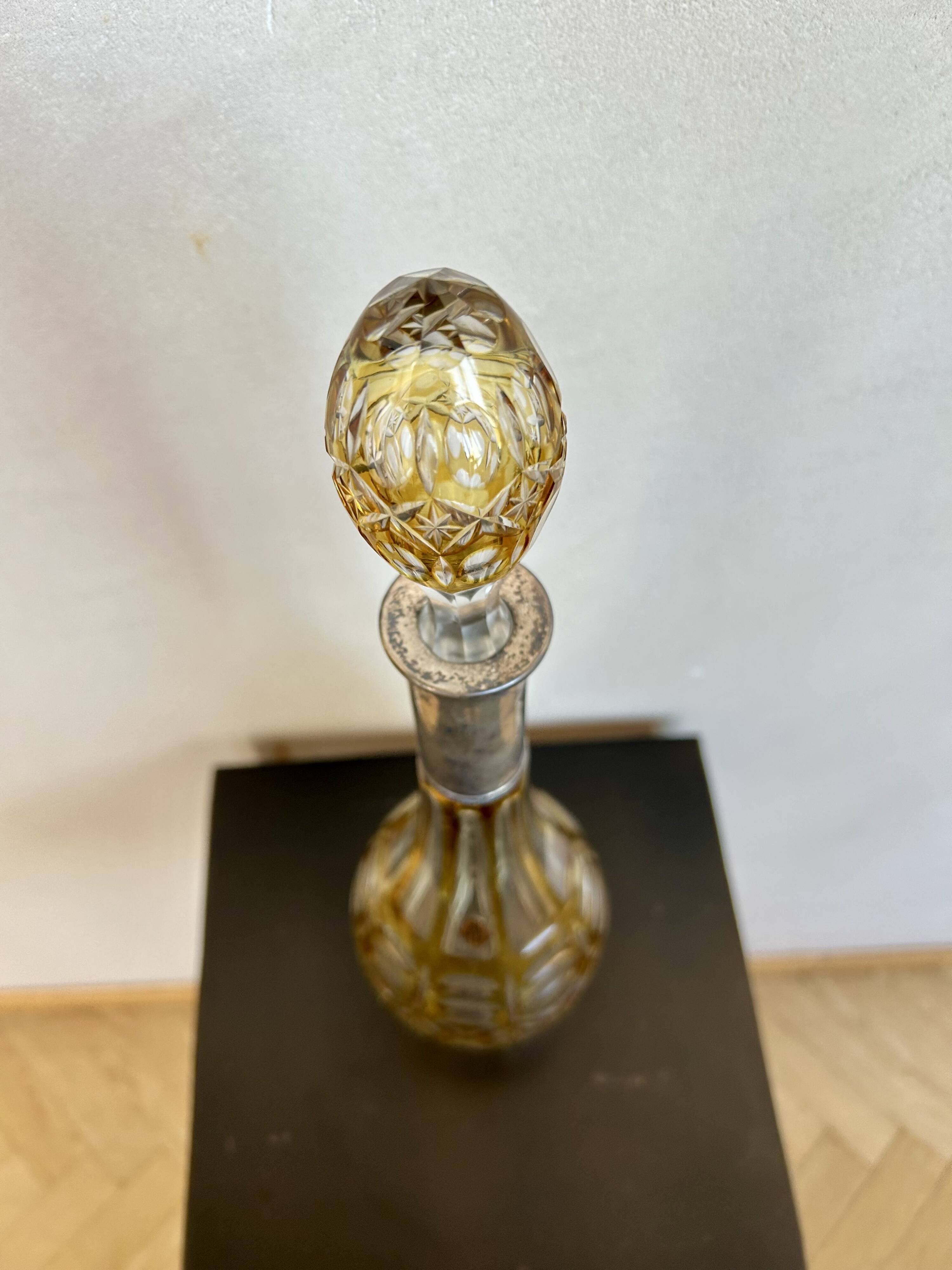 caraffa in crystal of boemia