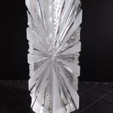 Vase cristal op art