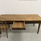 1950s farmhouse table in oak and pine