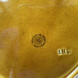 Pie dish or large cheese platter Gien creation Val d'Or