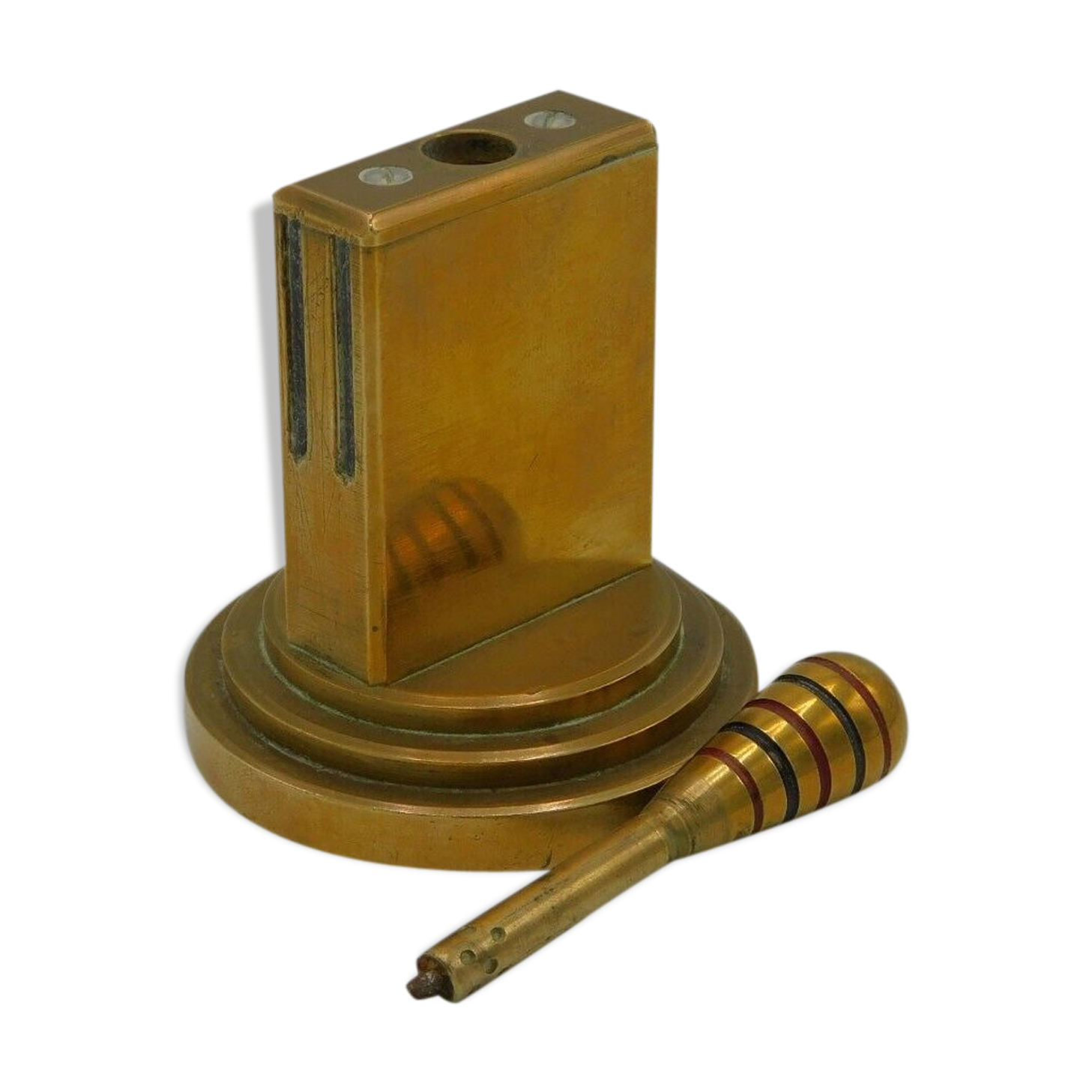 Paperweight - Brass Pyrogen - Art Deco