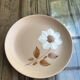 Hand-painted stoneware plate