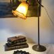 Jeweller's lamp, workshop lamp, glass paste shade