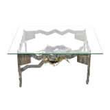 Coffee table "Amethyst" signed Henri Fernandez
