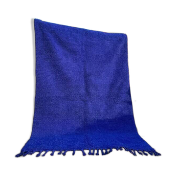 Tapis berbère bleu en laine 200cmx300cm