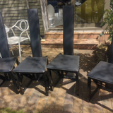 Set of 4 designer chairs