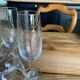 6 champagne flutes