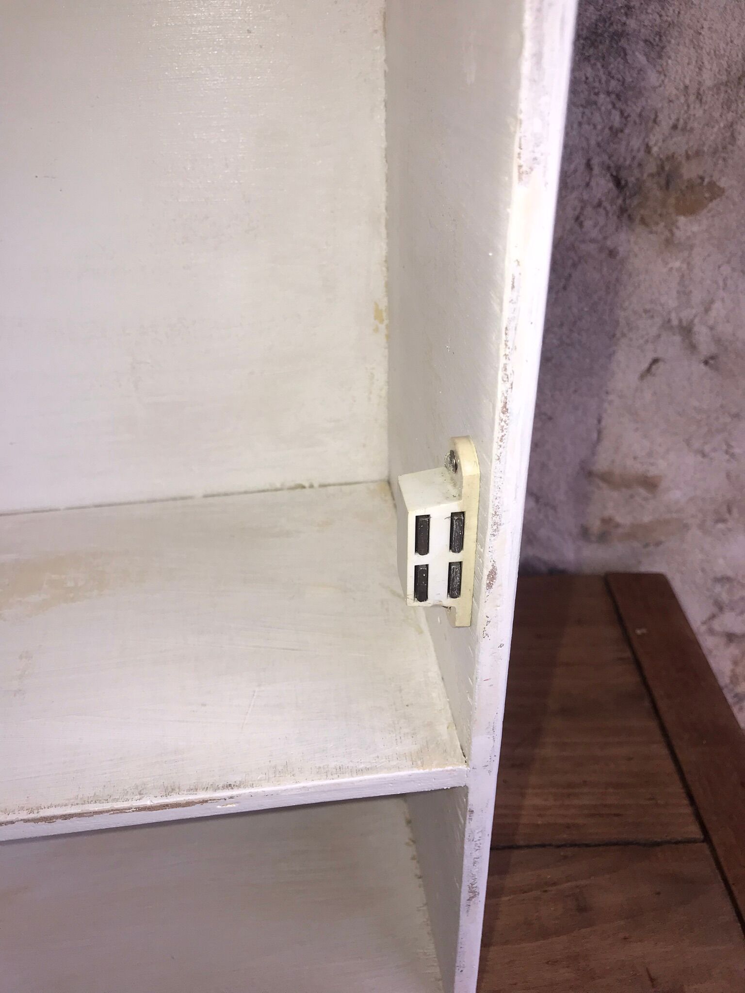 Wooden medicine cabinet