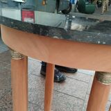 Old empire style console with marble top