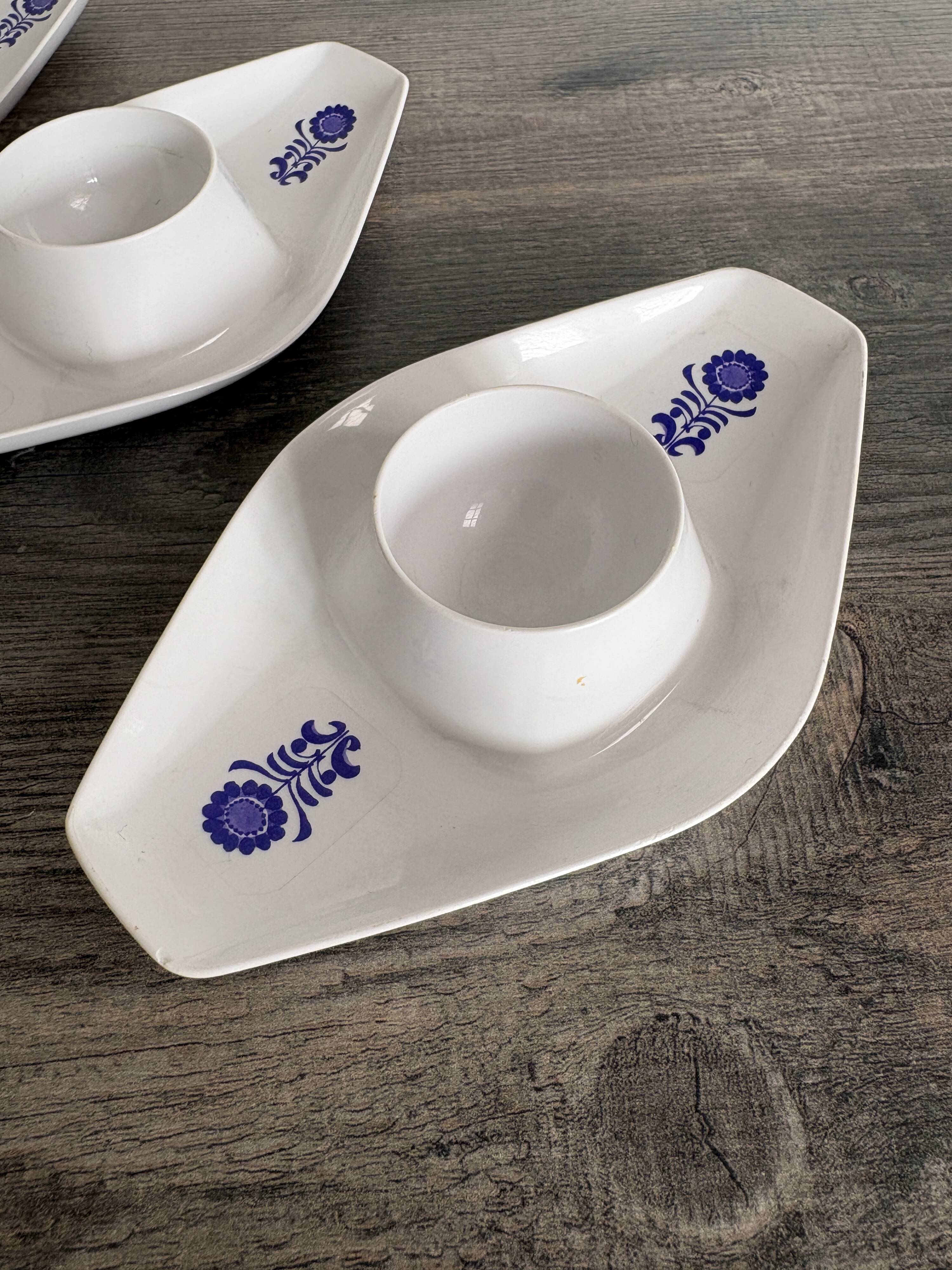 Vintage Kayser West Germany egg cup trio
