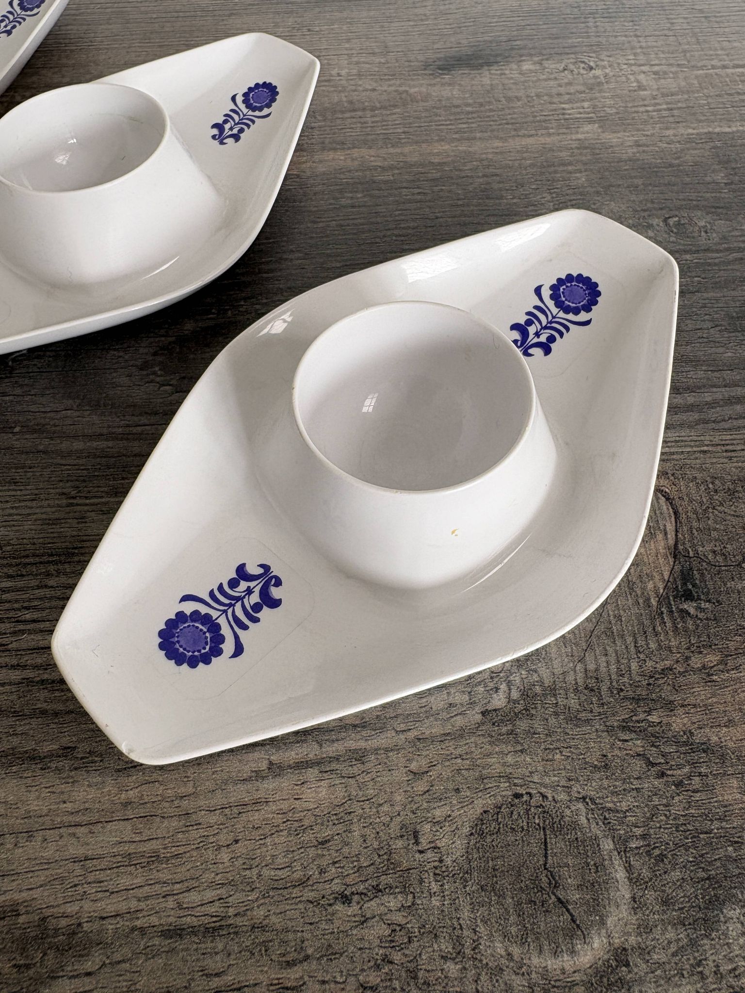 Vintage Kayser West Germany egg cup trio