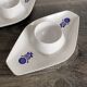 Vintage Kayser West Germany egg cup trio