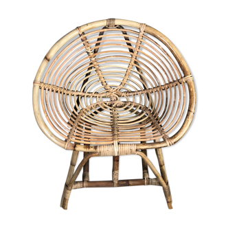 Children's rattan armchair