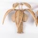 Paire d’appliques « cocotier/palmier » en rotin
