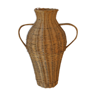 Wicker jar, 1970s