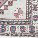 Handmade Wool Oushak Rug