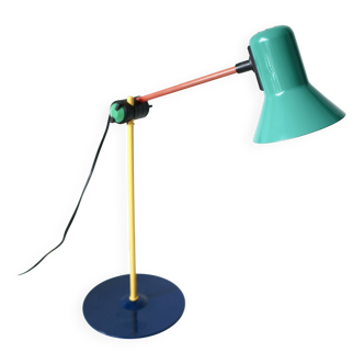 Veneta Lumi Memphis Milano Colorblock style table lamp - 80s