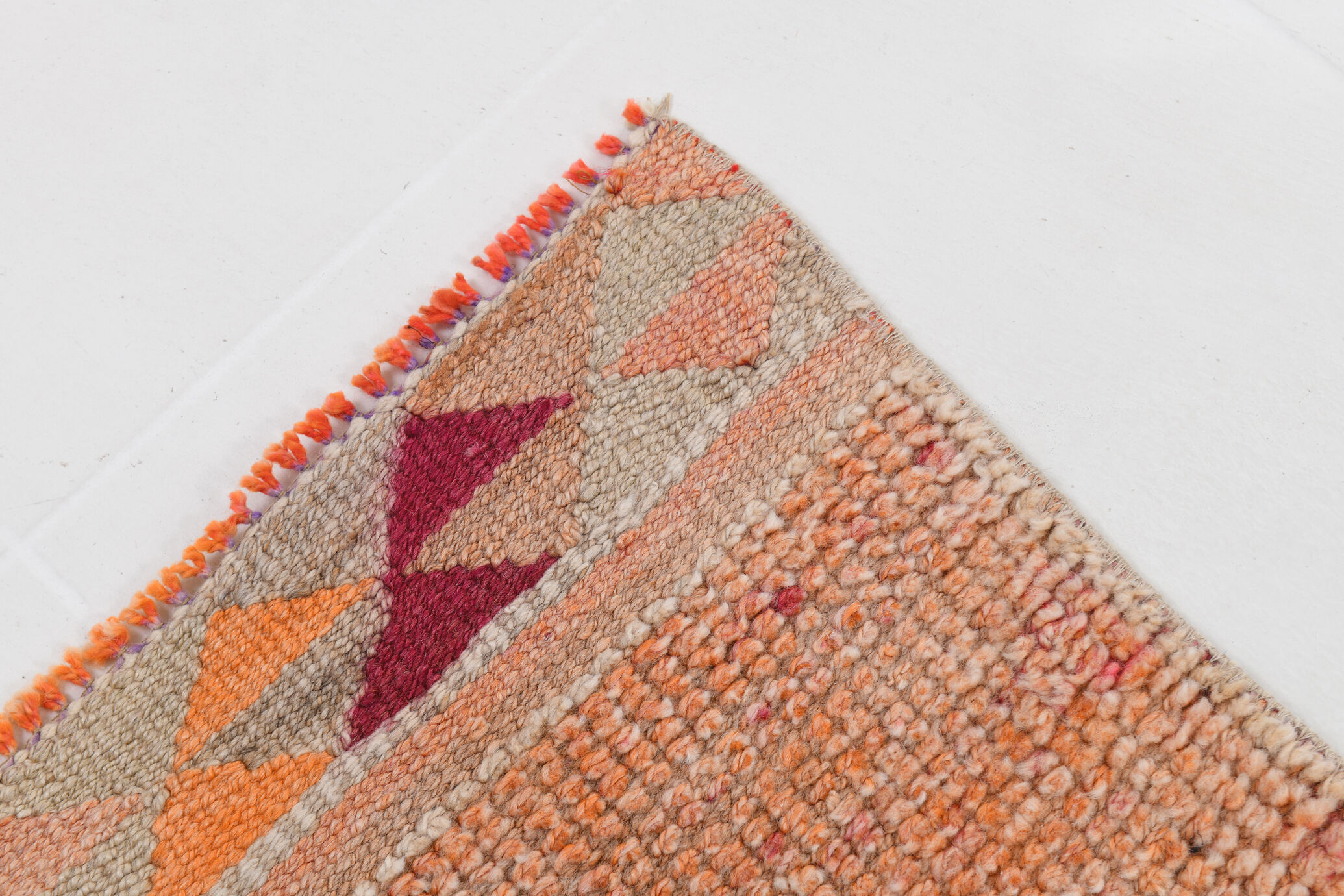 3x12 modern vintage runner rug, 96x355cm