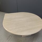 Vintage travertine coffee table, 1970s