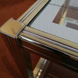 Jansen & Pierre Vandel spirit glass coffee table from the 60s