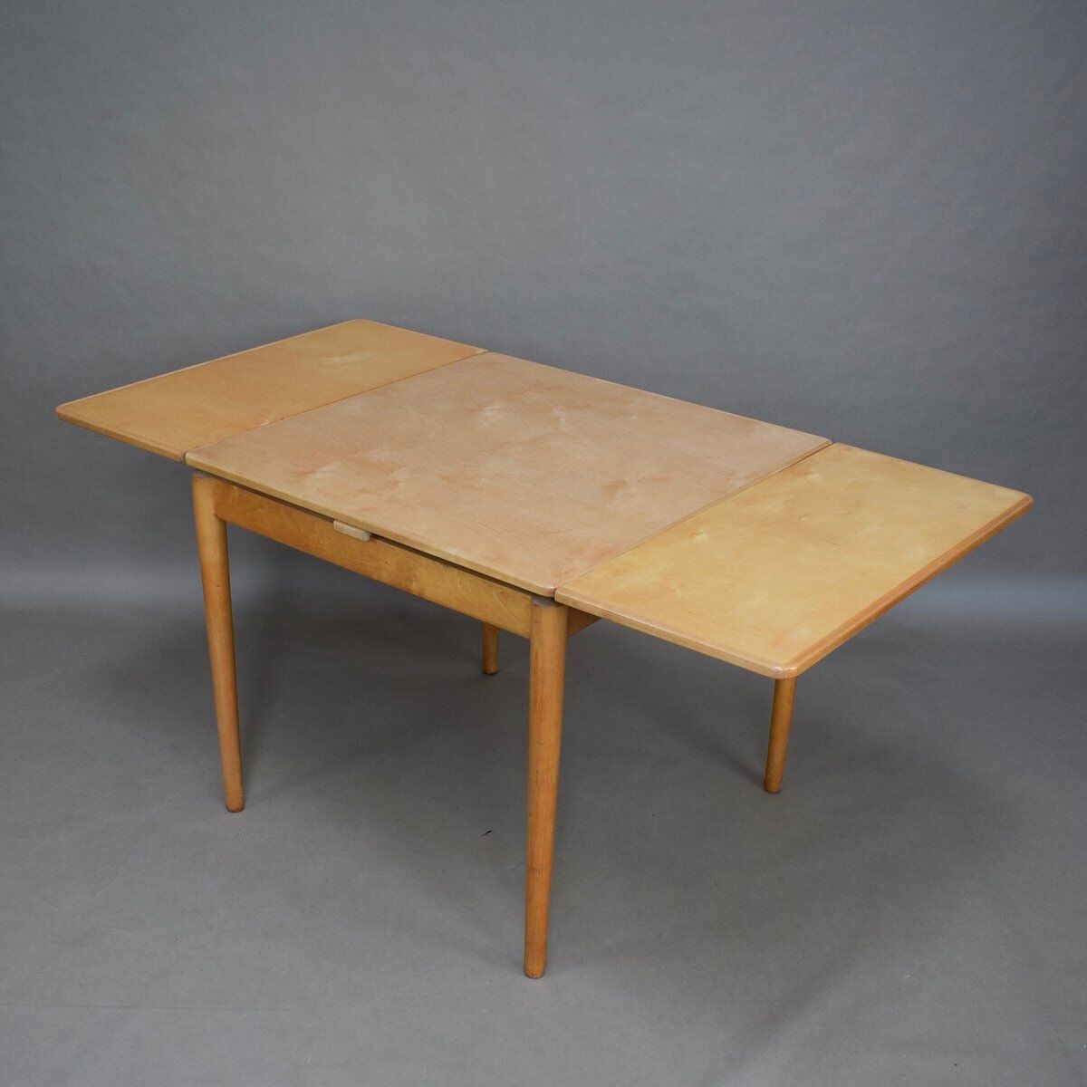 Birch extendable dining table by Cees Braakman for Pastoe, 1950s