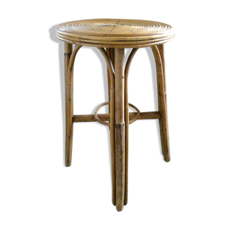 Rattan stool of the 70s
