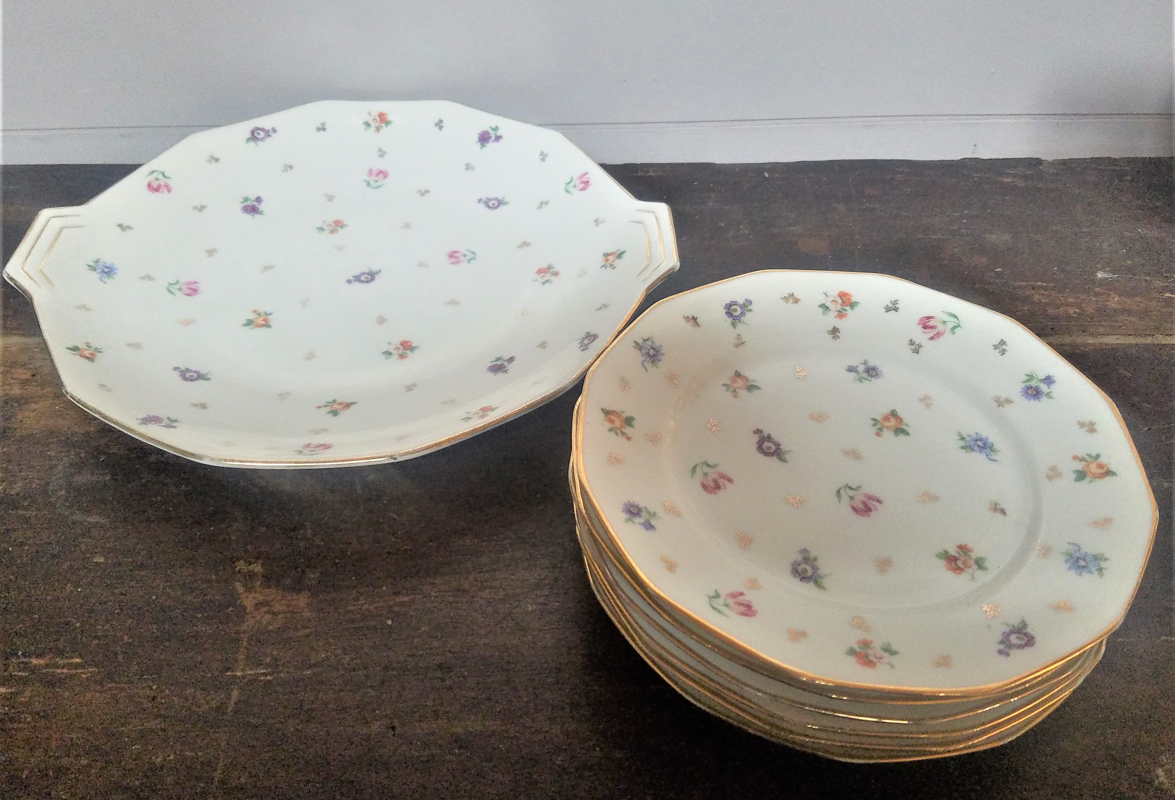 Tea and dessert service art deco