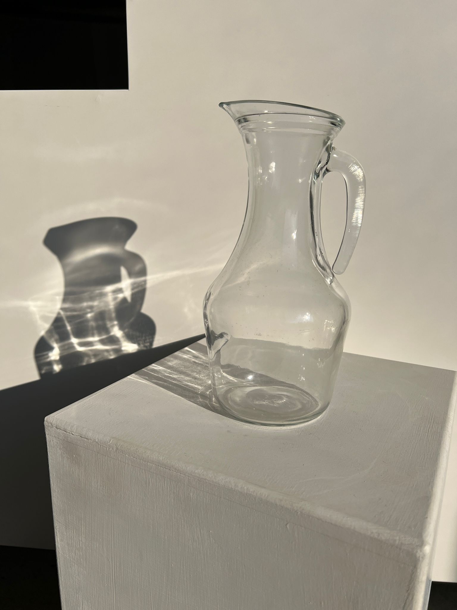 Vintage water decanter H: 25cm