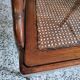 Fauteuil asiatique canné en bois à l'imitation du bambou